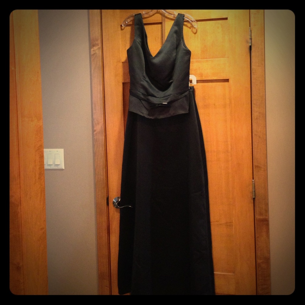 Impression black unaltered 2 piece Formal Dress size14